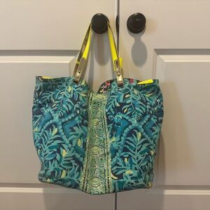 Lilly Pulitzer Tropical Tote Bag